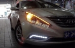 Ốp mí Led đèn pha độ theo xe HYUNDAI SONATA 2010 - 2014